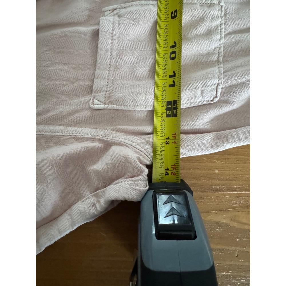 Cat & Jack Girls Pink Short Sleeve Utility Jumpsuit Size M 8 Wide Leg Twill - Picture 5 of 9
